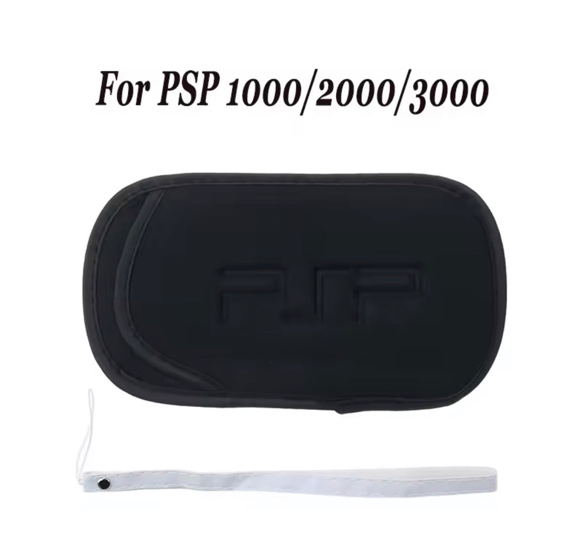 Protective Soft Bag Pouch Carry Case + Strap for Sony PSP 1000 2000 3000 Black Protective Soft Bag Pouch Carry Case + Strap for Sony PSP 1000 2000 3000 Black