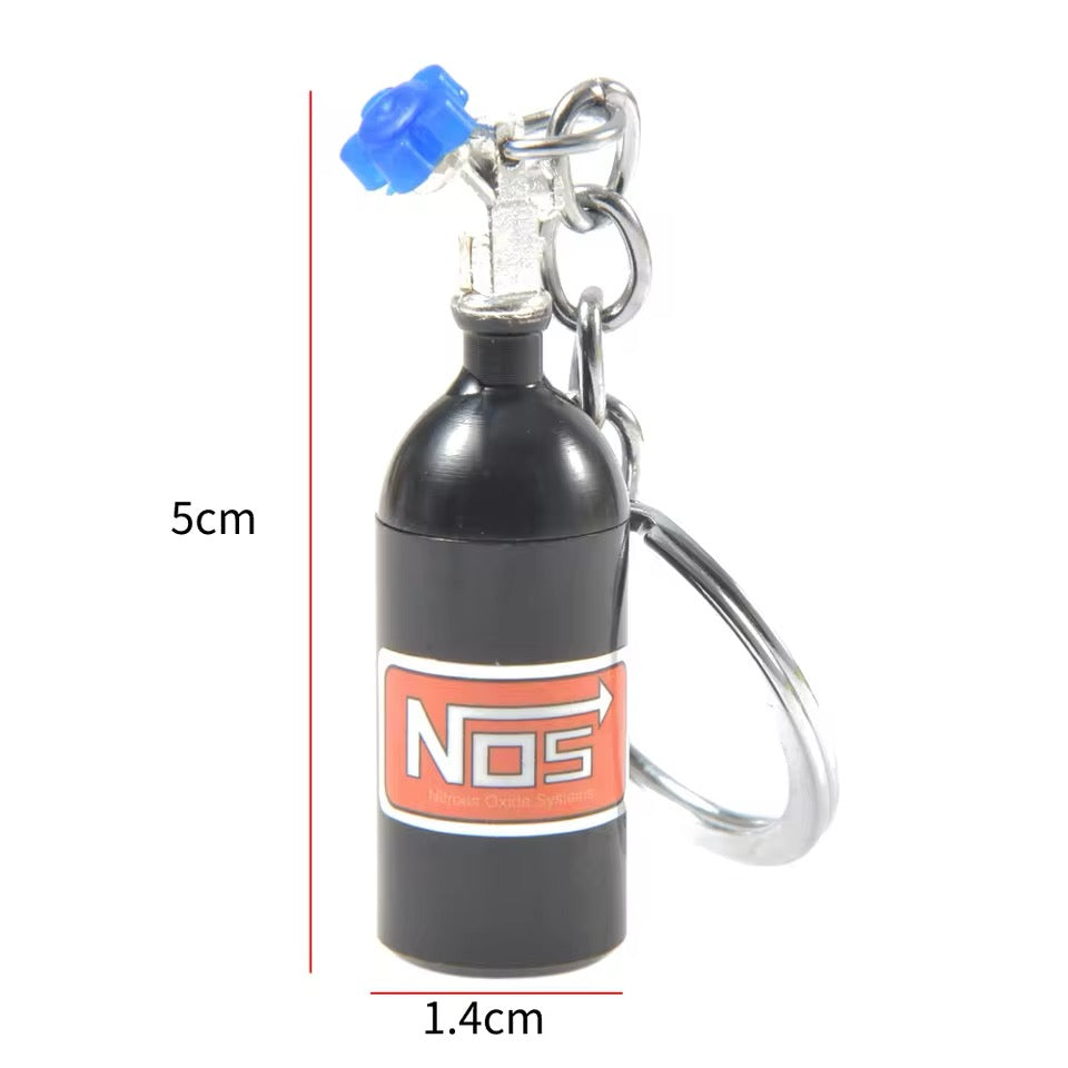 Nitros Oxide NOS Bottle Keychain With Stash - 6 Colors