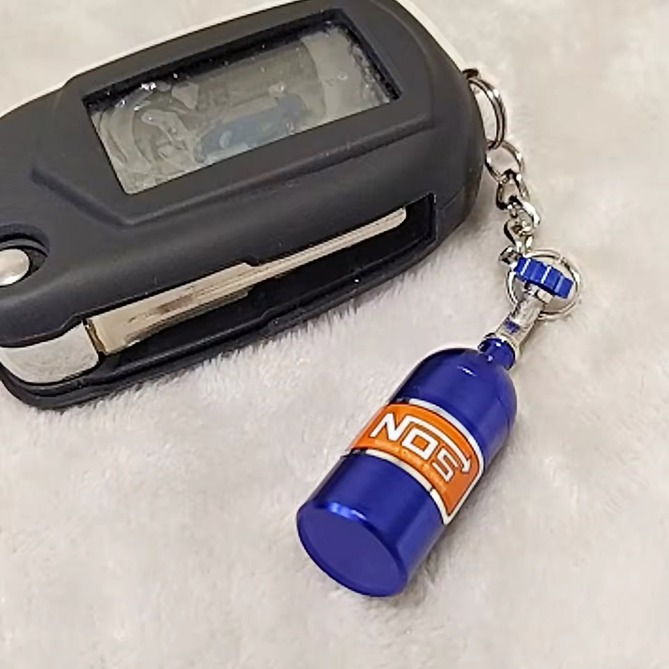 Nitros Oxide NOS Bottle Keychain With Stash - 6 Colors