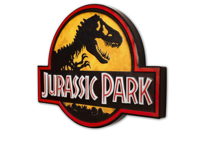 Doctor Collector Jurassic Park Logo Metal Sign