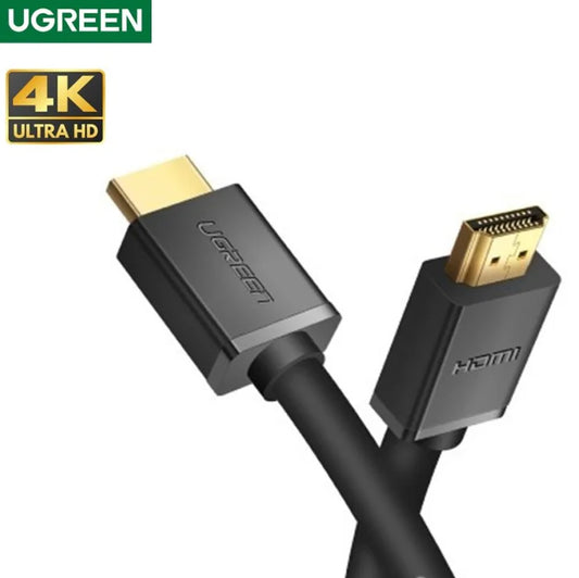 UGREEN HDMI Cable 2M – Male to Male, 4K@60Hz Ultra HD, Gold-Plated Connectors, Braided Shielding, Durable PVC Jacket, Ideal for Gaming & Streaming