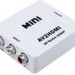 Adapter Converter AV to HDMI Video Audio AV2HDMI - White