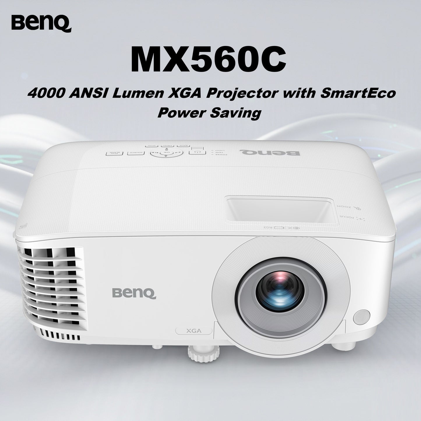 BenQ MX560C XGA Projector 4000 ANSI Lumens – 20,000:1 Contrast, SmartEco Power Saving, Auto Keystone, HDMI & USB Connectivity, 10W Speaker, 7 Color Modes