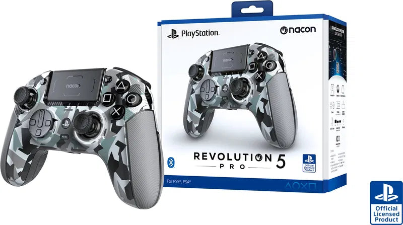 NACON Revolution 5 Pro Wireless Gaming Controller for PS5 | PS4 | PC - Arctic Camo