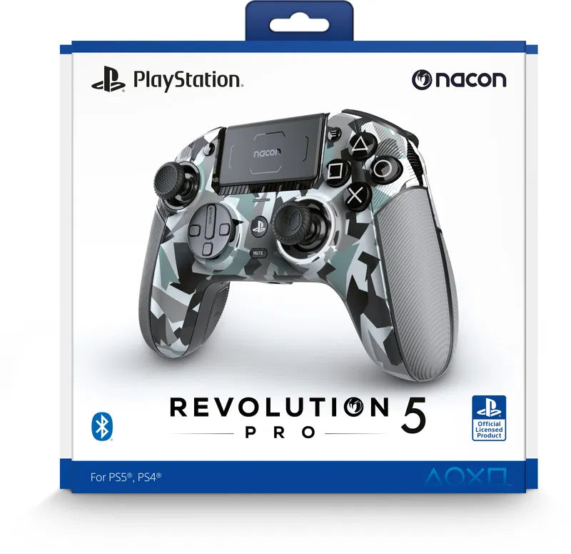 NACON Revolution 5 Pro Wireless Gaming Controller for PS5 | PS4 | PC - Arctic Camo