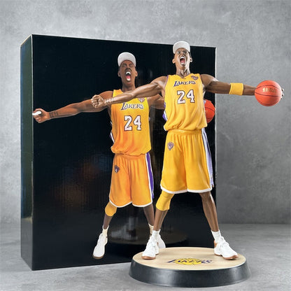 Kobe Figure, Black Mamba Victory Roaring Kobe Anime Figures 33cm/13inch PVC Character
