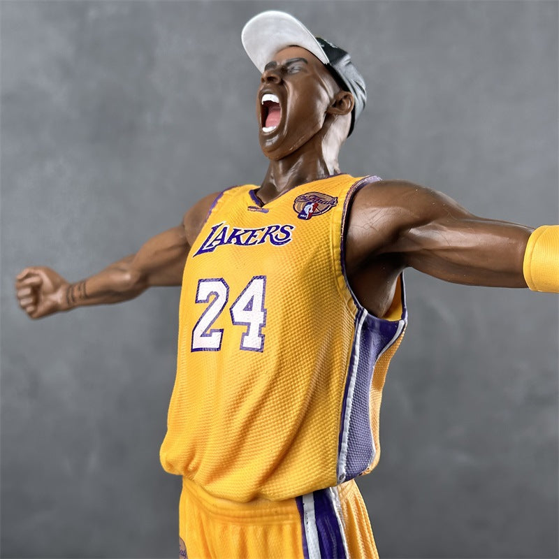 Kobe Figure, Black Mamba Victory Roaring Kobe Anime Figures 33cm/13inch PVC Character