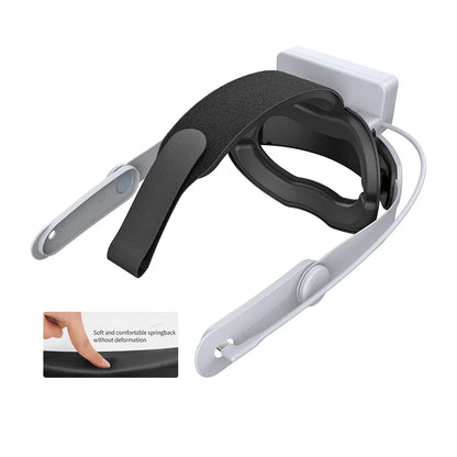 حزام رأس قابل للتعديل من DOBE وبطارية قابلة لإعادة الشحن بقوة 18500 ميلي واط/ساعة لجهاز Meta Quest 3 / Meta Quest 3S 