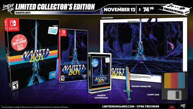 Narita Boy Collector's Edition (Limited Run Games #129) - Nintendo Switch