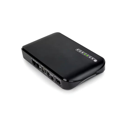 SKE Mini DC UPS 20000mAh – Uninterrupted Power Backup, 24V POE, 9V/12V DC, 5V USB & Type-C, 18W Output, Intelligent Safety, Compact & Portable