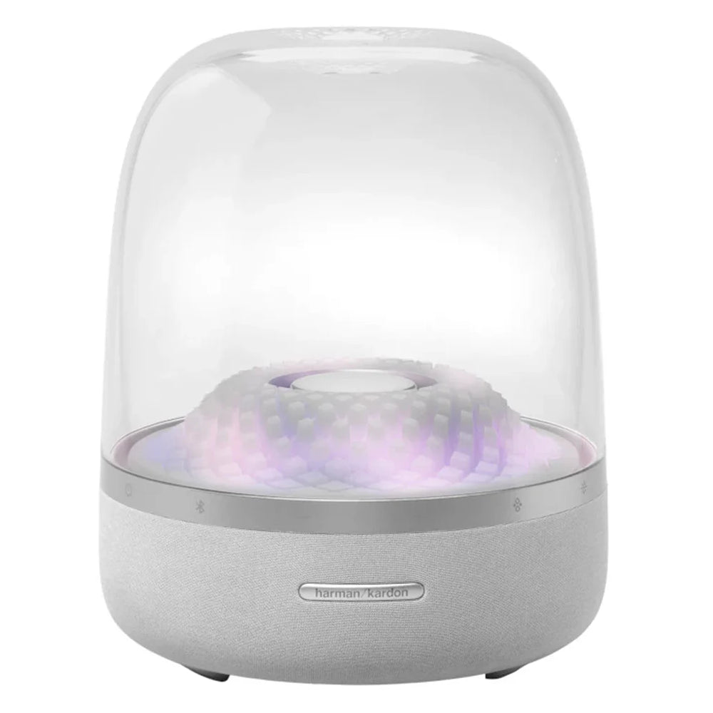 Harman Kardon Aura Studio 4 - Bluetooth Home Speaker - Superior Sound Performance - 5 Diamond-Effect Lighting Themes - Black | Gray