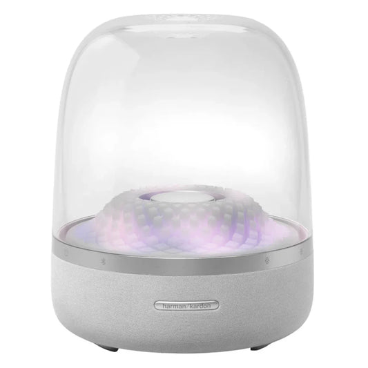 Harman Kardon Aura Studio 4 - Bluetooth Home Speaker - Superior Sound Performance - 5 Diamond-Effect Lighting Themes - Black | Gray