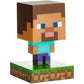 Minecraft Steve Icon Light 3D Lamp - USB Type-C Rechargeable - Minecraft Merch