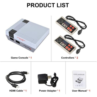 Classic Retro Game Console with 621 8-bit Games - HDMI Output