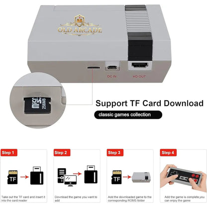 Classic Retro Game Console with 621 8-bit Games - HDMI Output