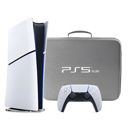 Hard Carrying Travel Case For PS5 Slim Consoles  - Black | Blue | Gray