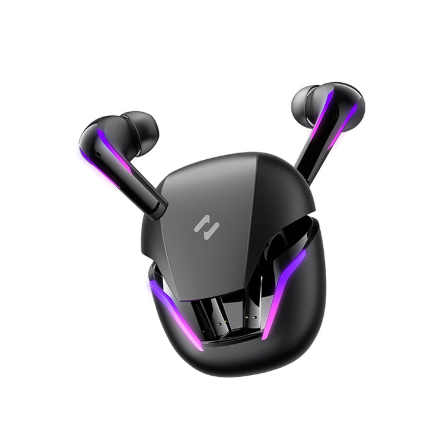 Havit TW970 Ultra-Low Latency 2-in-1 Bluetooth + 2.4GHz Dongle Wireless Stereo RGB Gaming Earbuds for PS5, Mobile, Tablets & Laptops