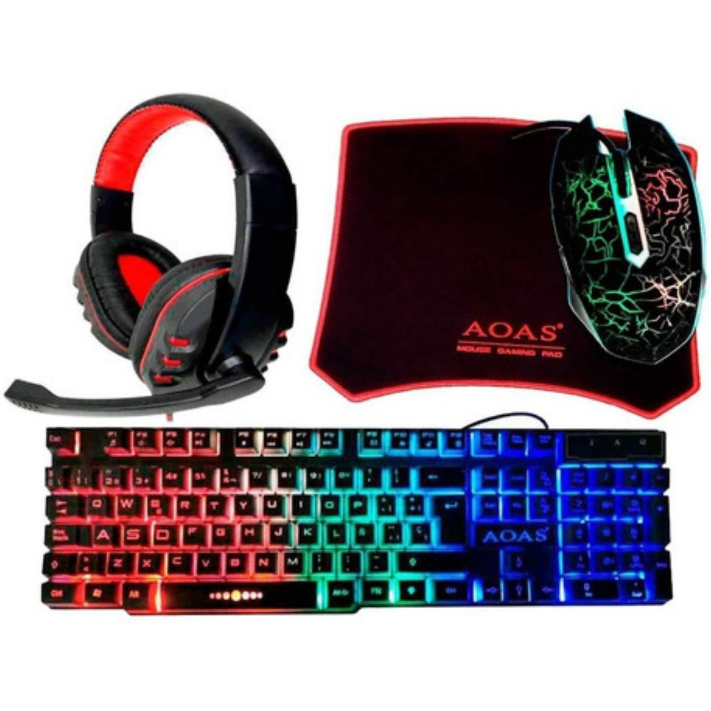 AOS-1088 4 in 1 Best Budget Gaming Combo