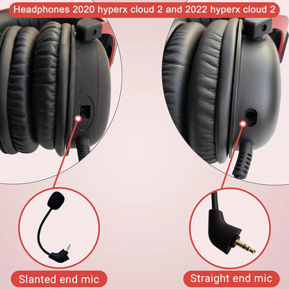 HyperX  Mic Replacement for Cloud II, Hyper x Cloud x, Cloud Core, Cloud Pro or Kingston Cloud Silver Gaming Headset 3.5 mm Microphone