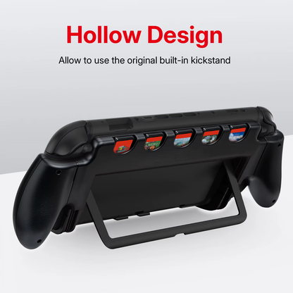 DOBE Console Grip with Game Cards Storage for Nintendo Switch 2 - Black