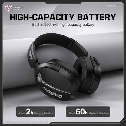 Onikuma GT887 4-Mode Gaming Headset with Microphone - Black