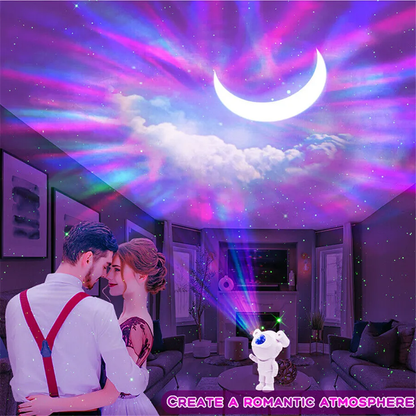 Astronaut Projector Nebula Star Galaxy Light With Bluetooth Speaker & Remote Control
