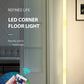 LED column floor lamp, living room RGB+WW+CW, used for room decoration, USB power supply, Nordic indoor atmosphere floor lamp.