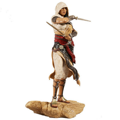 Assassin's Creed Origins Aya Figure - 27cm Modified Version with Knives and Stand