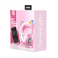 Moxom MX-WL58 Wireless Headphone Super Real Stereo Gaming Experience HIFI Sound - Pink