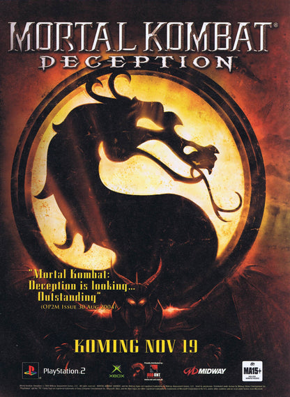 MORTAL KOMBAT - DECEPTION [PREMIUM PACK] - PlayStation 2 (NTSC) - (USED)