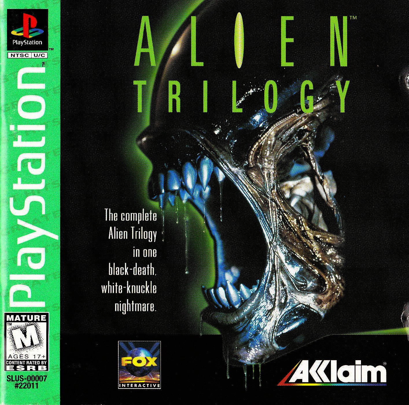 ALIEN TRILOGY - PlayStation 1 (NTSC) - (USED)