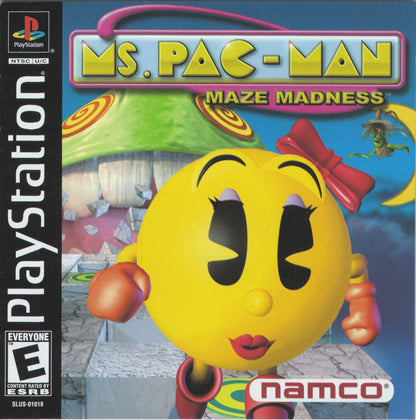 MS PAC-MAN - MAZE MADNESS - PlayStation 1 (NTSC) - (USED)