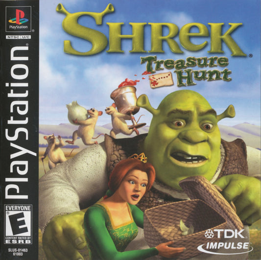 SHREK TREASURE HUNT - PlayStation 1 (NTSC) - (USED)
