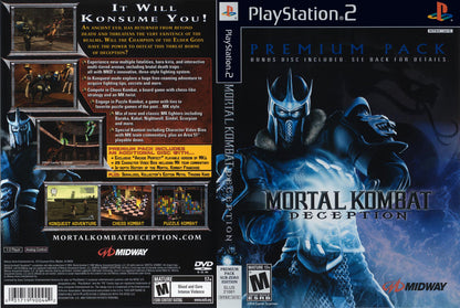 MORTAL KOMBAT - DECEPTION [PREMIUM PACK] - PlayStation 2 (NTSC) - (USED)
