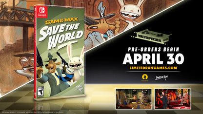 Sam &amp; Max Save the World Collector's Edition (Limited Run Games #104) - Nintendo Switch 