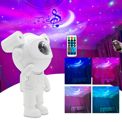 Astronaut Projector Nebula Star Galaxy Light With Bluetooth Speaker & Remote Control