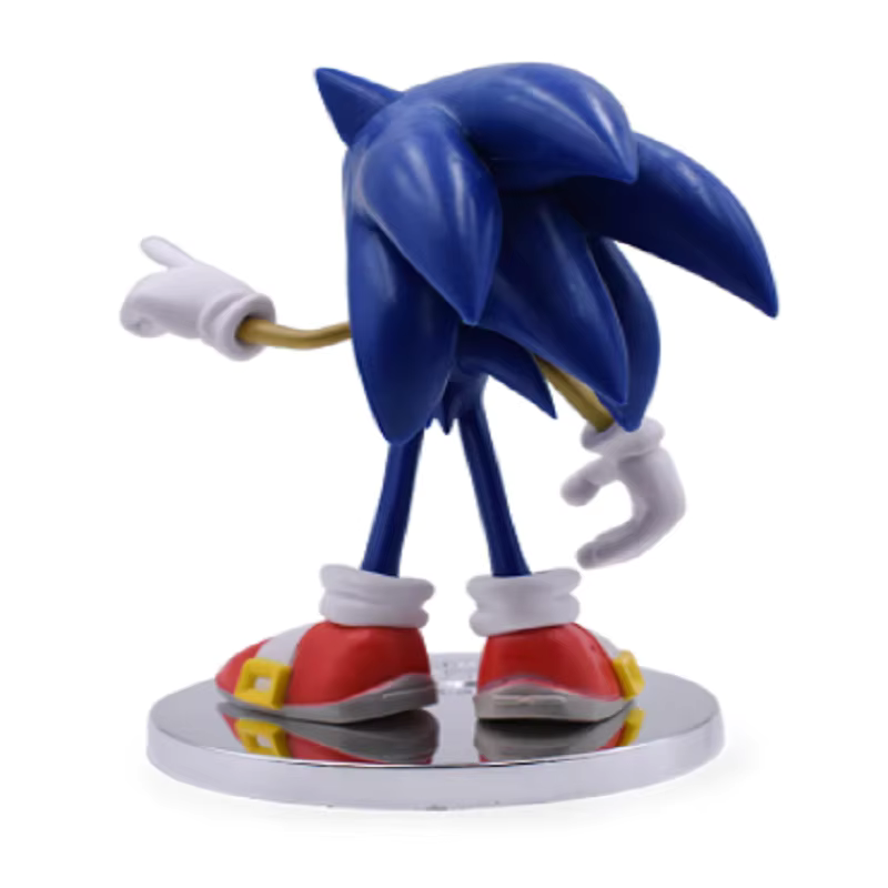 Sonic The Hedgehog Action Figure 20th Anniversary Edition PVC Model