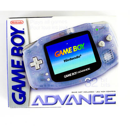 جهاز نينتندو جيم بوي أدفانس سيستم جلاسير (GBA) CIB كامل في العلبة