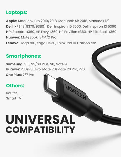 UGREEN SATA to USB C Adapter Cable for 2.5″ SSD and HDD Hard Drive Connector 5Gbps Support SATA III UASP Thunderbolt 3 Compatible with Samsung Seagate WD Hitachi Toshiba, MacBook Pro/Air | 70610
