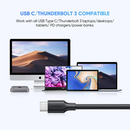 UGREEN USB C to USB 3.0 Micro B Cable, Fast Charging and Data Sync Transfer Cord, Compatible with Samsung Galaxy S5 Note 3 Seagate WD Toshiba External Hard Drive Camera, 1 Meter