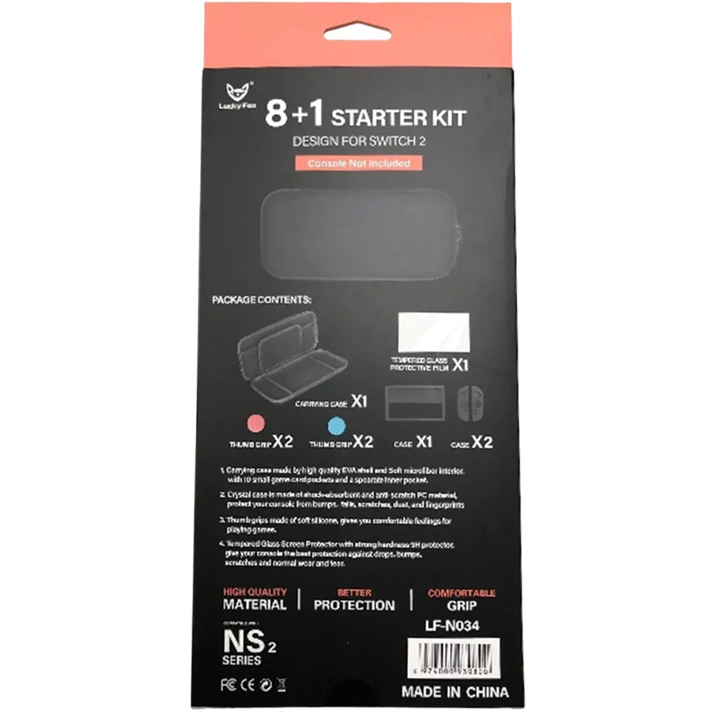 Lucky Fox 8+1 Starter Kit for Nintendo Switch 2