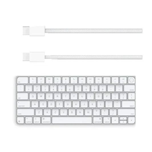 لوحة مفاتيح أبل ماجيك 2، (لاسلكية) فضية (إنجليزية QWERTY) (مُستعملة)