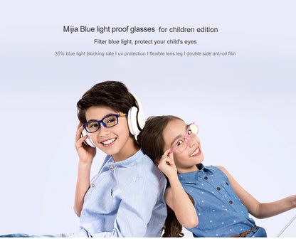 Xiaomi Mi KidsKids Eye Glass Anti Blue-ray Eye Protection, Polarized Glasses - HMJ03TS - Pink