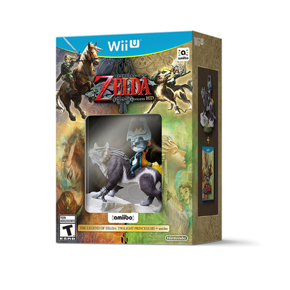 Zelda Twilight Princess HD [لعبة + حزمة Amiibo] - Nintendo Wii U (NTSC) - (مستعمل) 