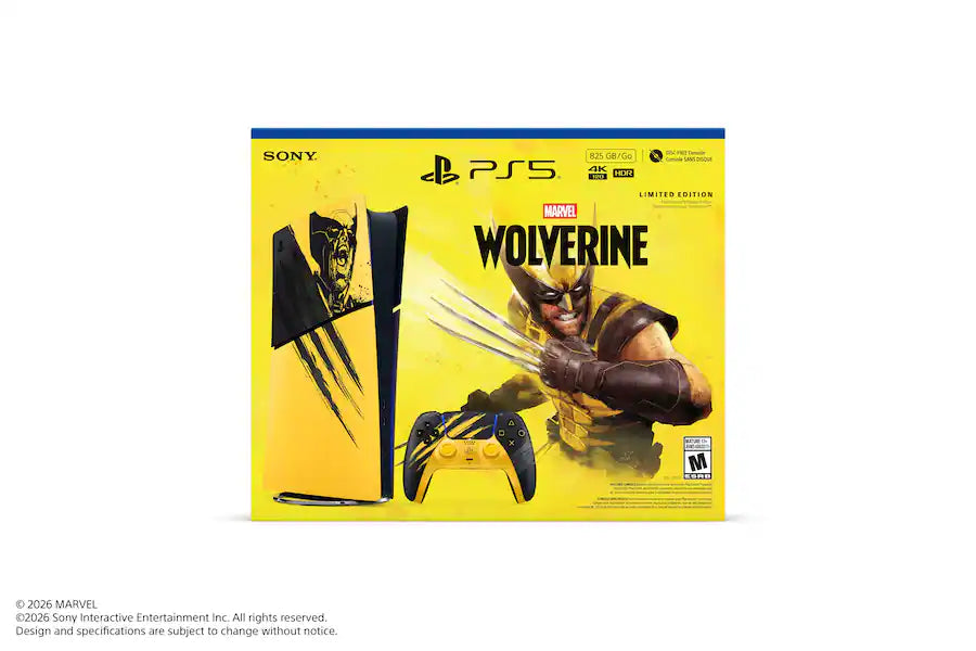 PlayStation 5 Digital Edition – Marvel’s Wolverine Battle Limited Edition Bundle – 825GB
