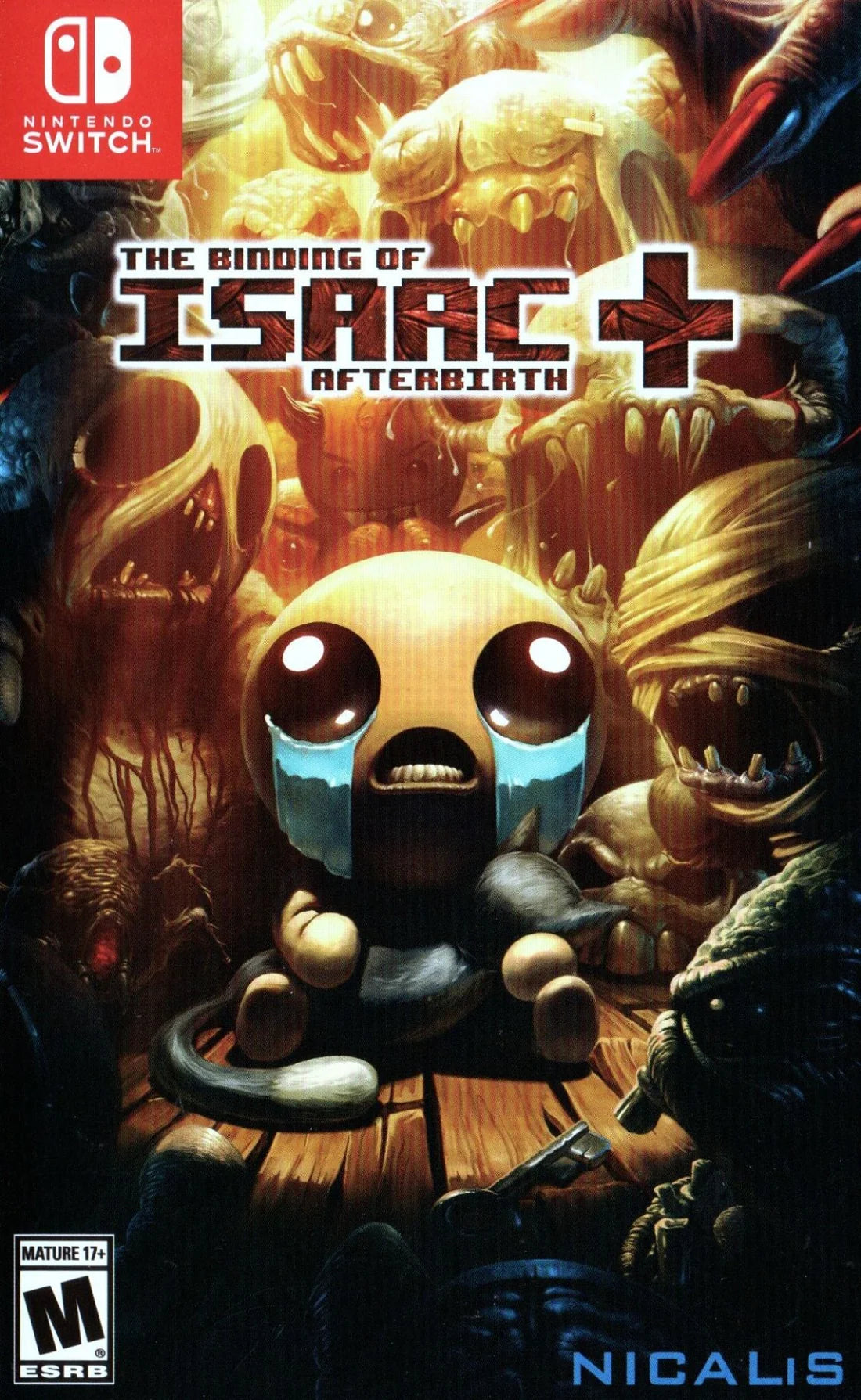 The Binding of Isaac: Afterbirth+ Launch Edition Cover - Nintendo Switch (USED)