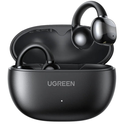 UGREEN HiTune S3 Open Ear Bluetooth 5.4 Earbuds 30H Playtime IPX5 Waterproof Clip-On Headphones, 12mm Drivers, ENC Mic, Low Latency Game Mode - Purple | White | Black