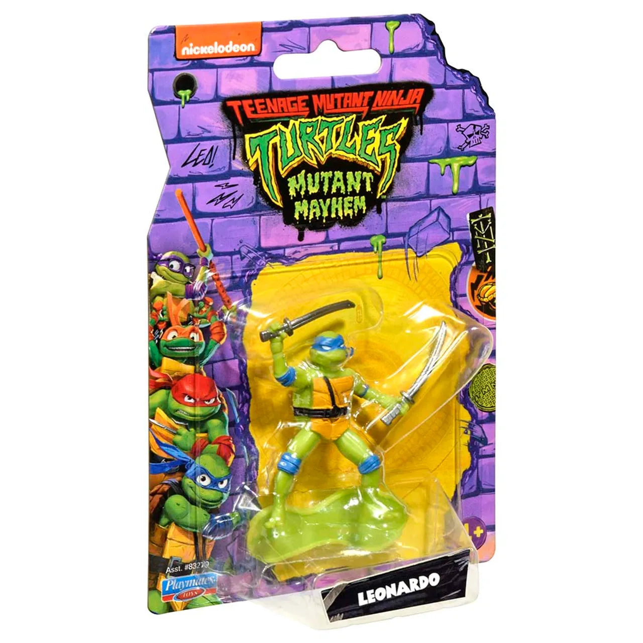 TeenAge Mutant Ninja Turtles Mayhem Figures Set Of 7 Figures - Playmates Toys