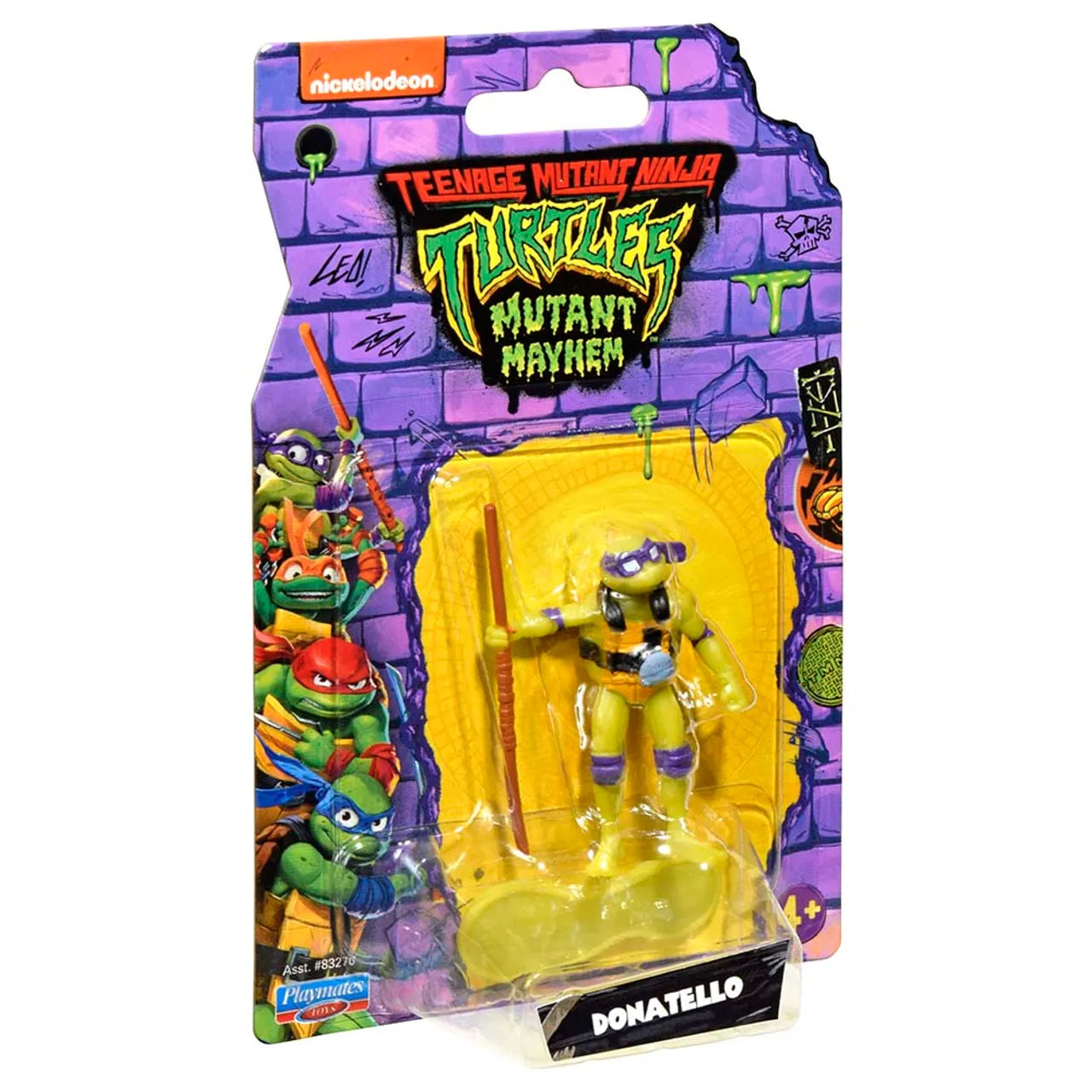 TeenAge Mutant Ninja Turtles Mayhem Figures Set Of 7 Figures - Playmates Toys