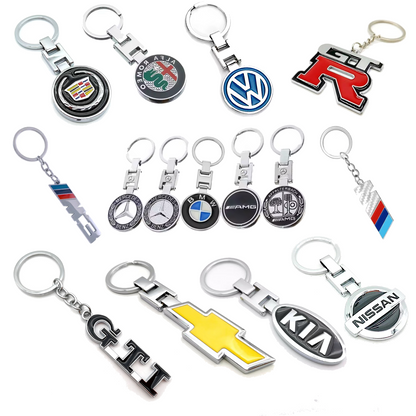 Car Brand Metal Keychain - 22 Models